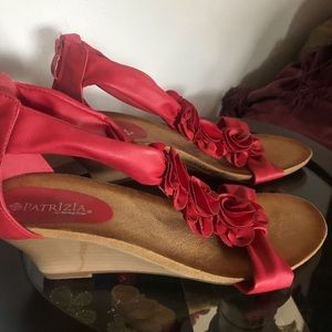 Red Patrizia sandals